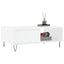 sofabord 90x60x35 cm konstrueret træ hvid
