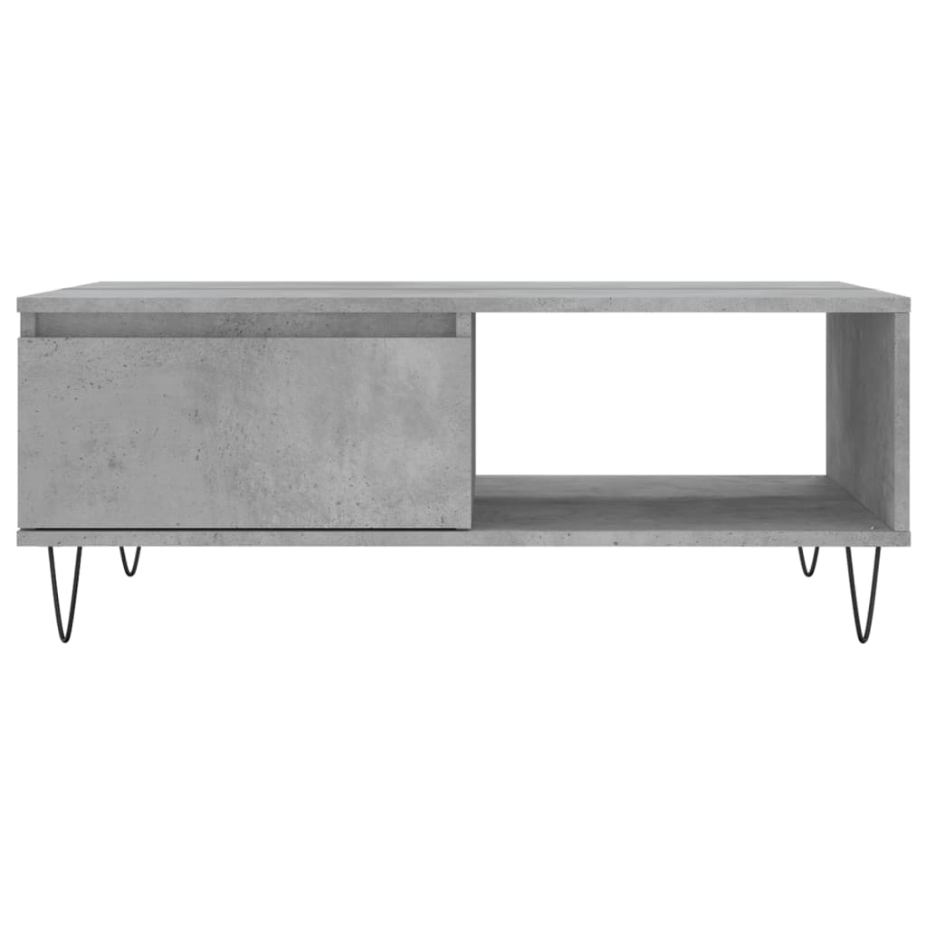 sofabord 90x60x35 cm konstrueret træ betongrå