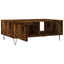 sofabord 90x60x35 cm konstrueret træ røget egetræsfarve