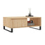 sofabord 90x60x35 cm konstrueret træ sonoma-eg