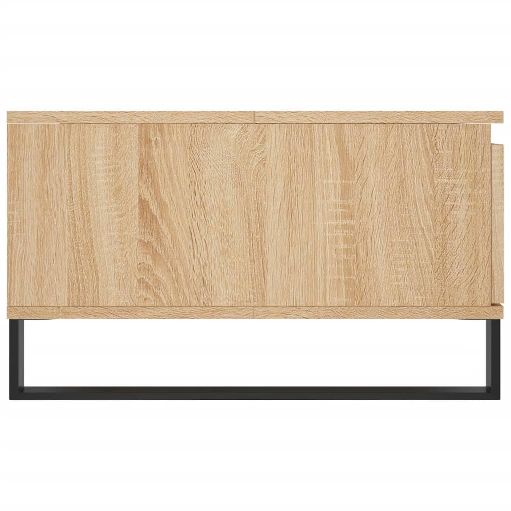 sofabord 90x60x35 cm konstrueret træ sonoma-eg