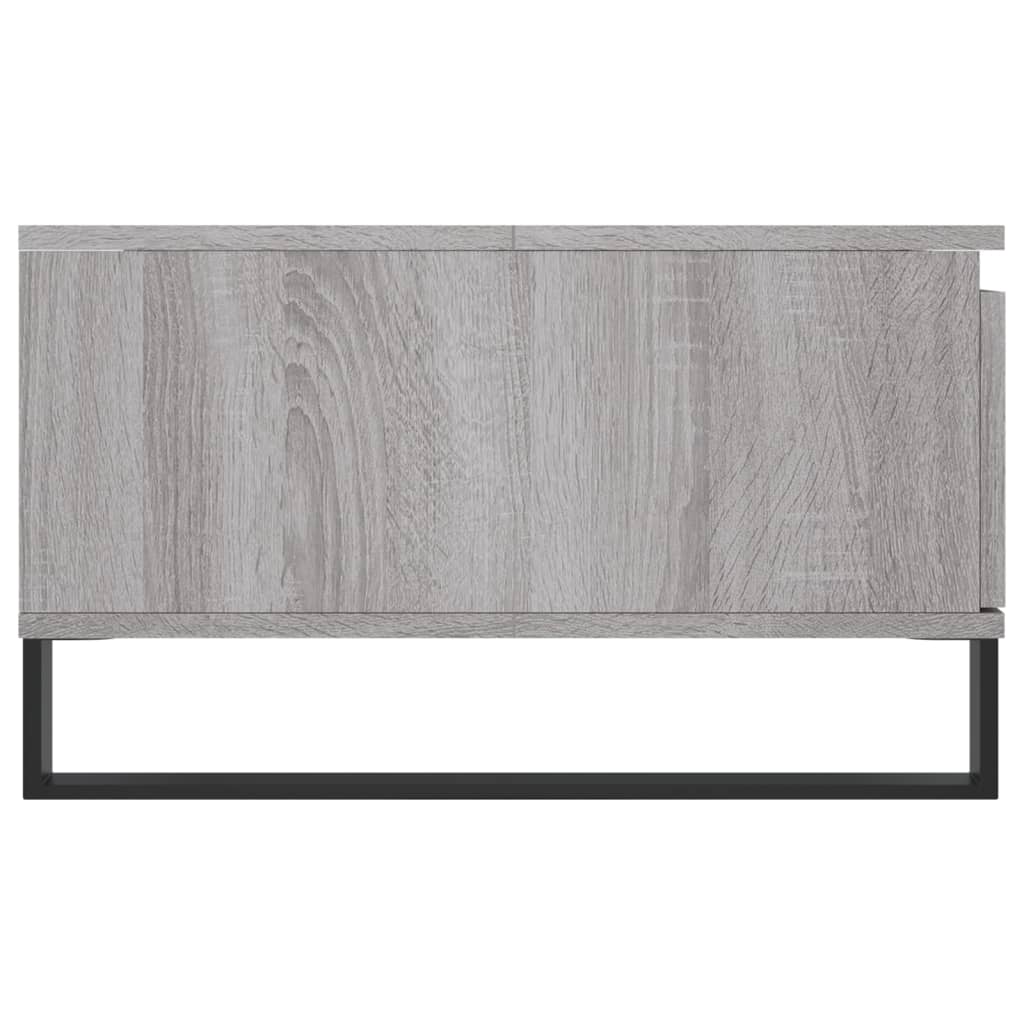 sofabord 90x60x35 cm konstrueret træ grå sonoma-eg