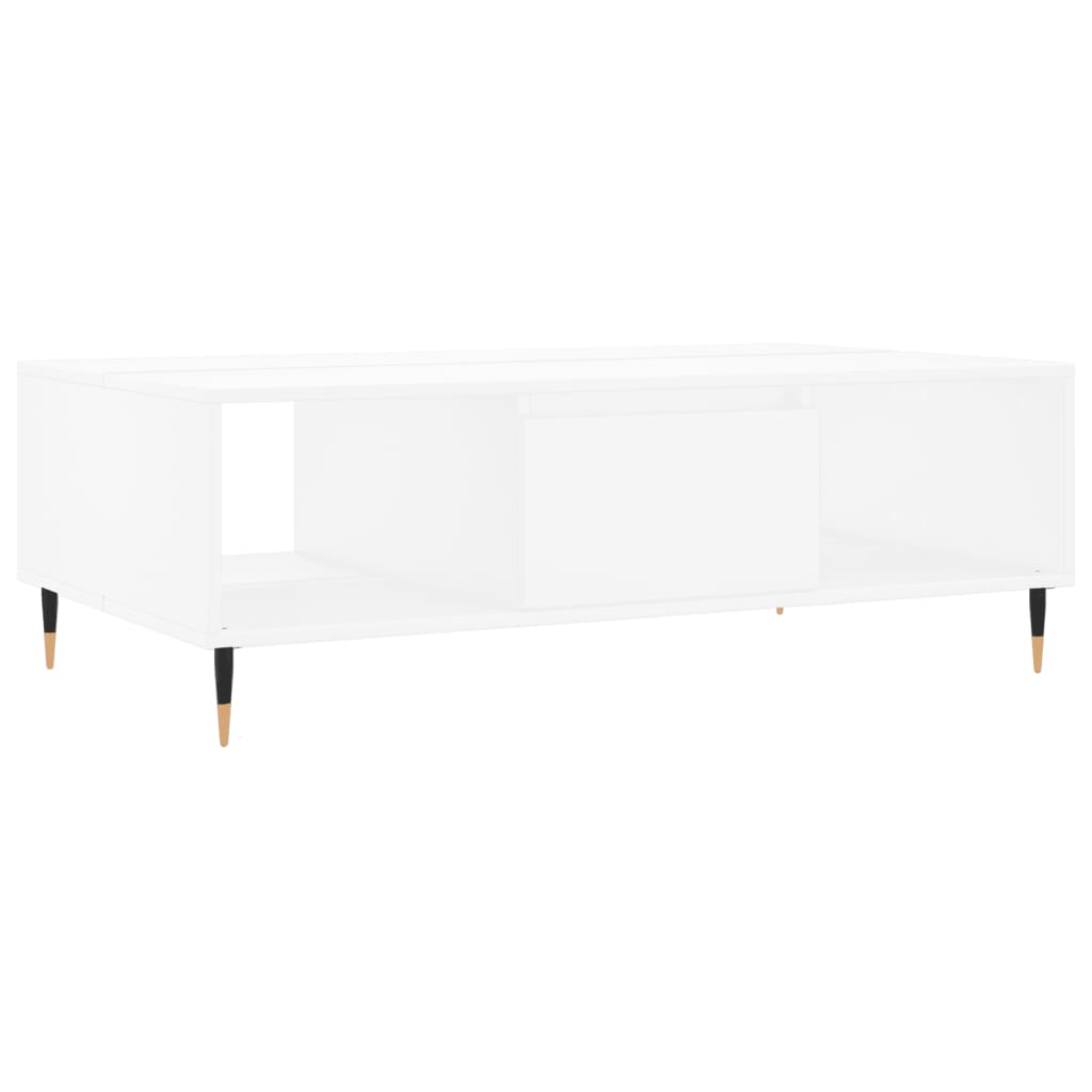 sofabord 104x60x35 cm konstrueret træ hvid