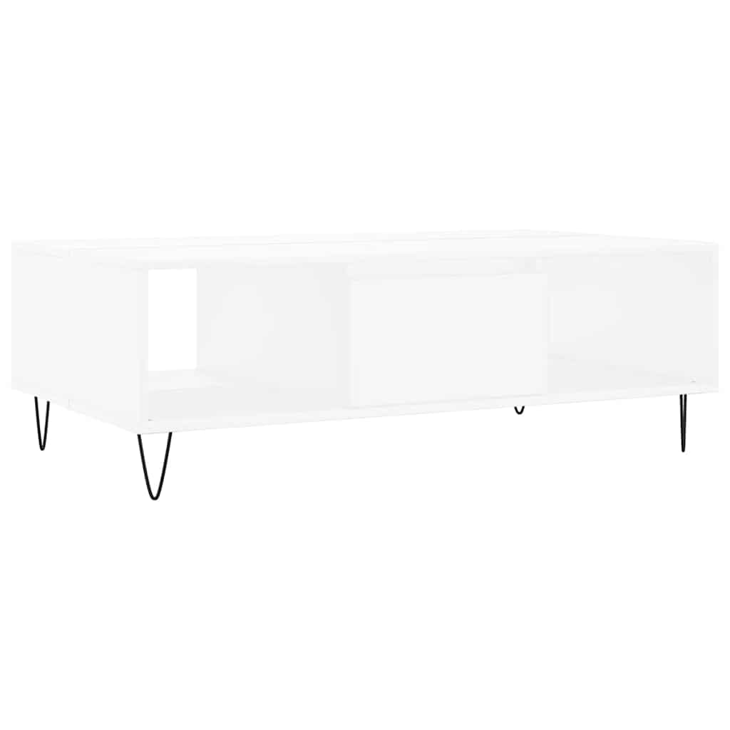 sofabord 104x60x35 cm konstrueret træ hvid