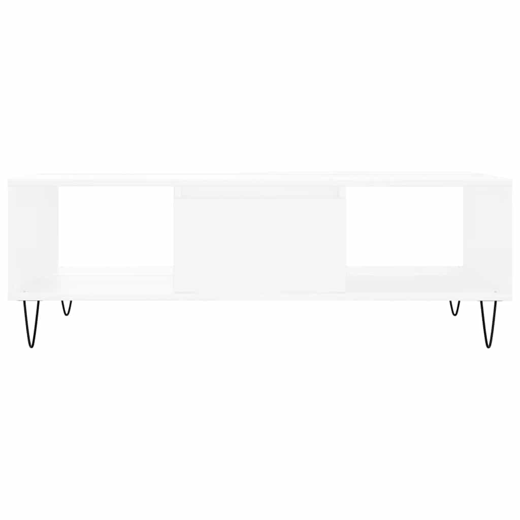 sofabord 104x60x35 cm konstrueret træ hvid