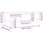 sofabord 104x60x35 cm konstrueret træ sonoma-eg