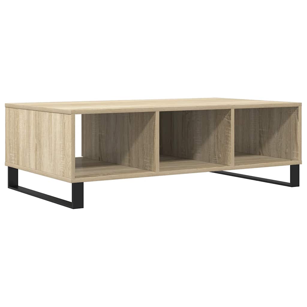 sofabord 104x60x35 cm konstrueret træ sonoma-eg