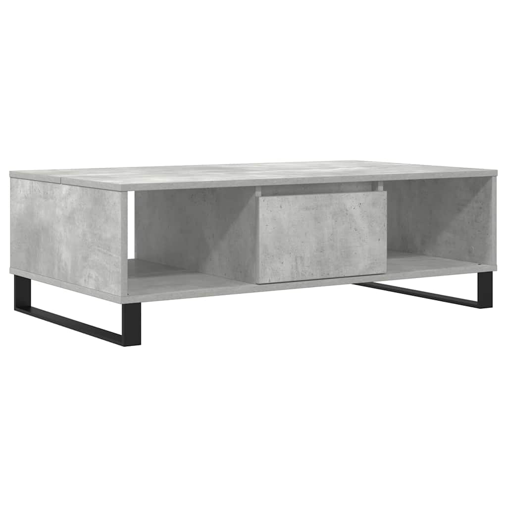 sofabord 104x60x35 cm konstrueret træ betongrå