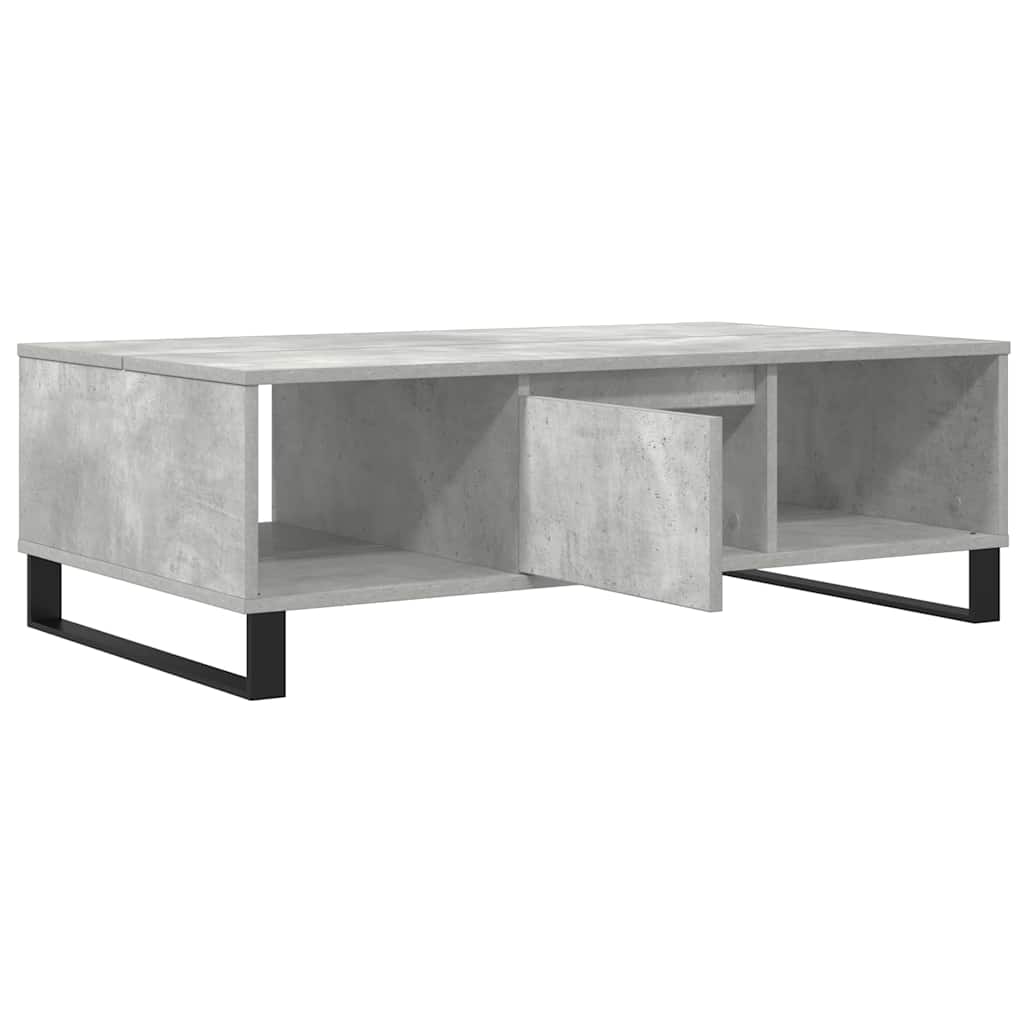 sofabord 104x60x35 cm konstrueret træ betongrå