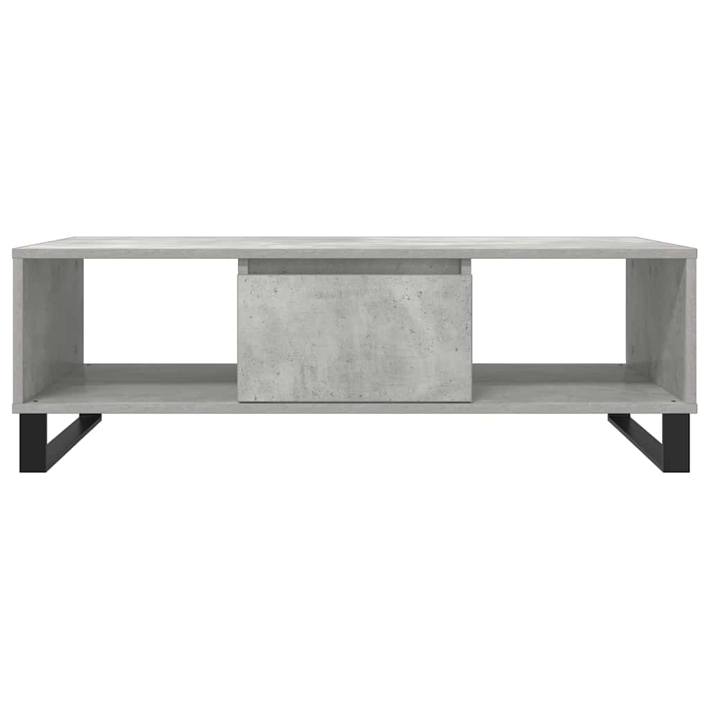 sofabord 104x60x35 cm konstrueret træ betongrå