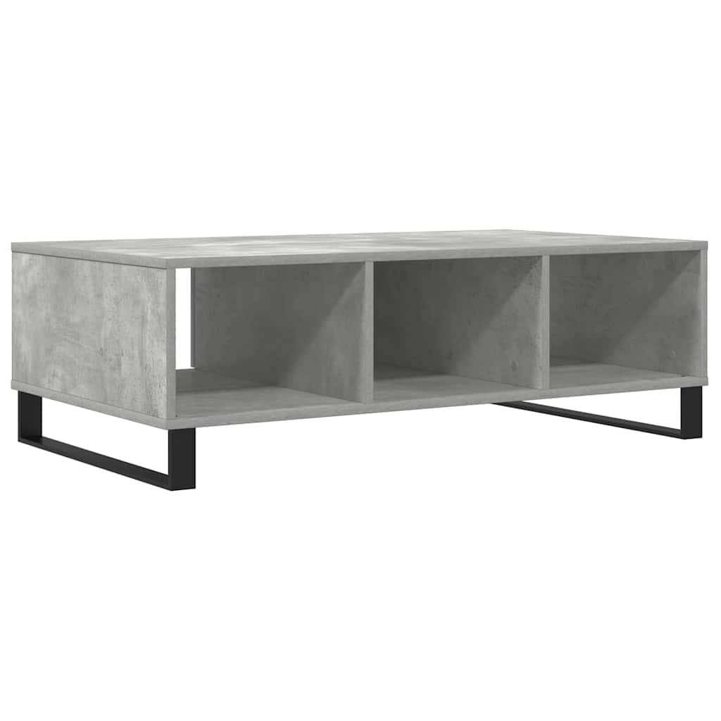 sofabord 104x60x35 cm konstrueret træ betongrå