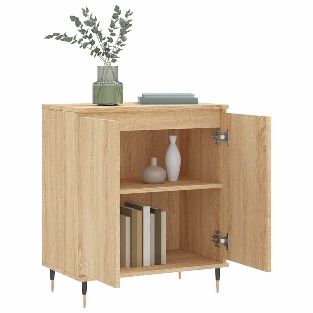 skænk 60x35x70 cm konstrueret træ sonoma-eg