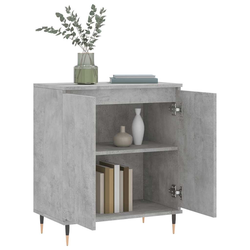 skænk 60x35x70 cm konstrueret træ betongrå