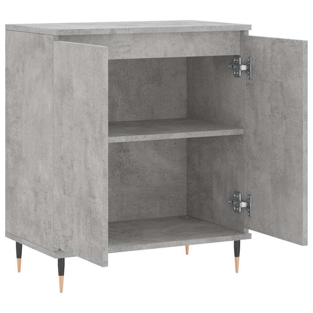skænk 60x35x70 cm konstrueret træ betongrå