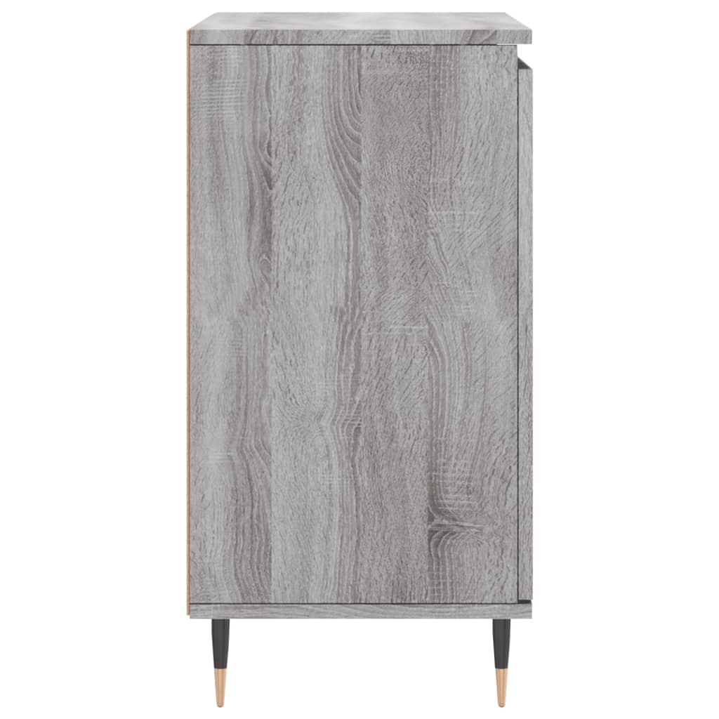 skænk 60x35x70 cm konstrueret træ grå sonoma-eg