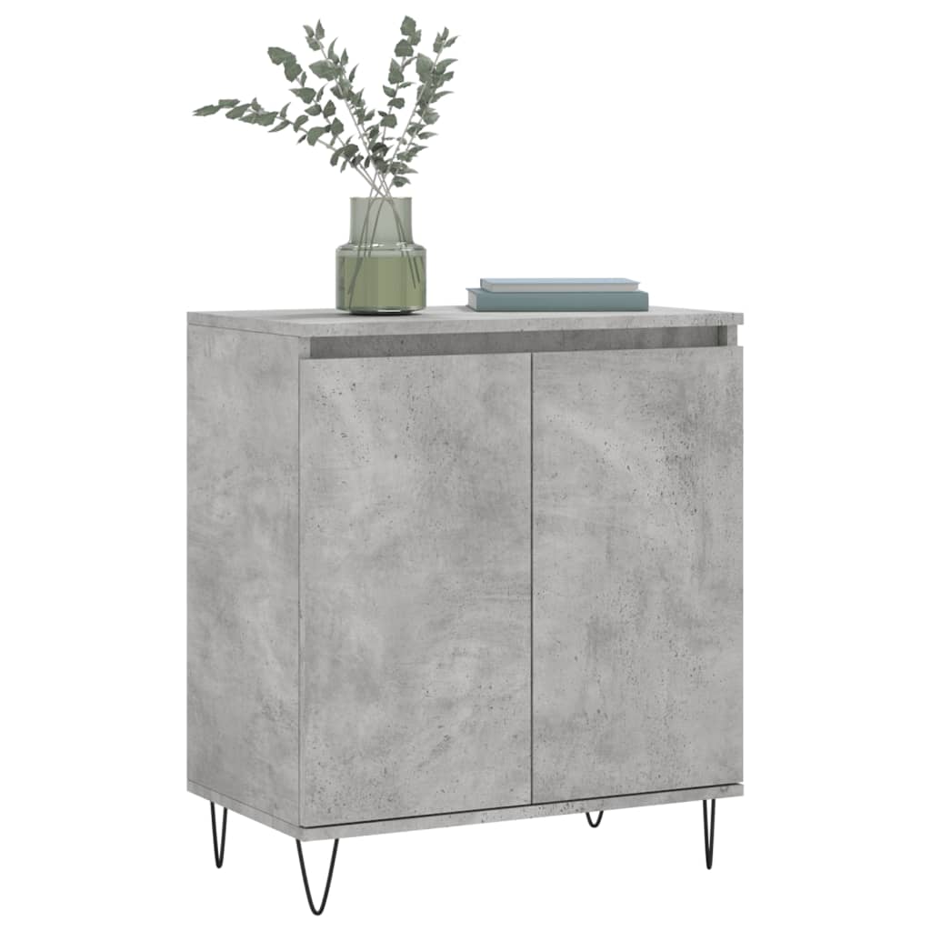 skænk 60x35x70 cm konstrueret træ betongrå