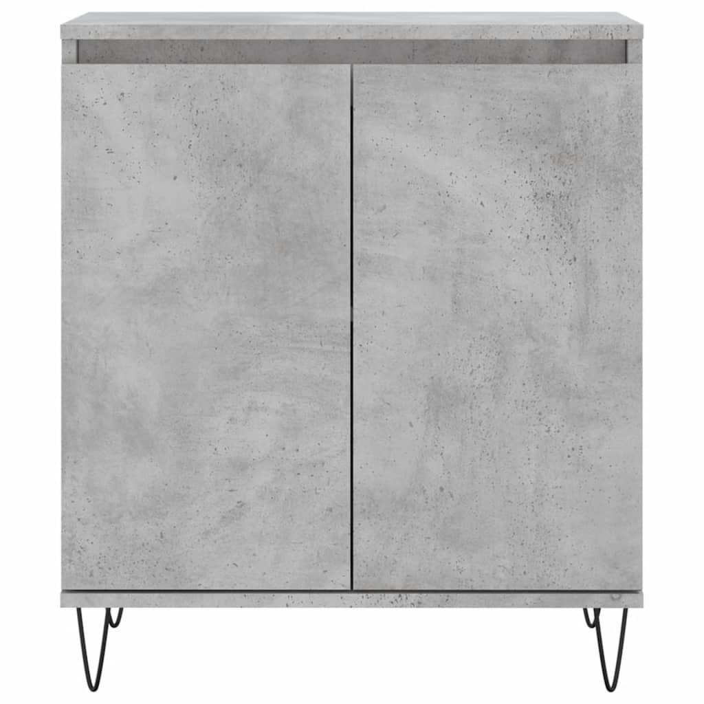 skænk 60x35x70 cm konstrueret træ betongrå
