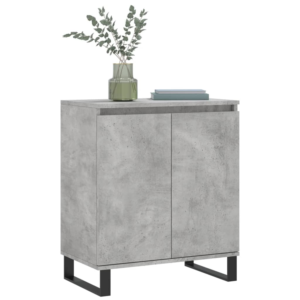 skænk 60x35x70 cm konstrueret træ betongrå