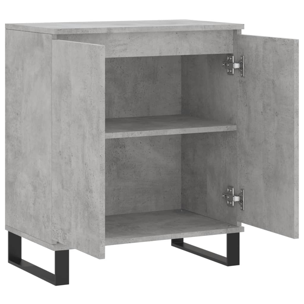skænk 60x35x70 cm konstrueret træ betongrå
