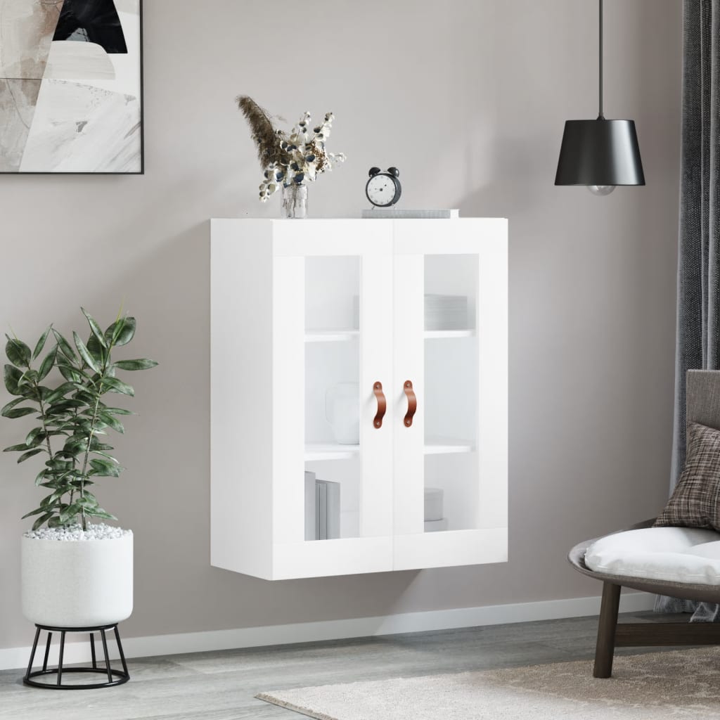 væghængt skab 69,5x34x90 cm hvid