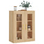 væghængt skab 69,5x34x90 cm konstrueret træ sonoma-eg