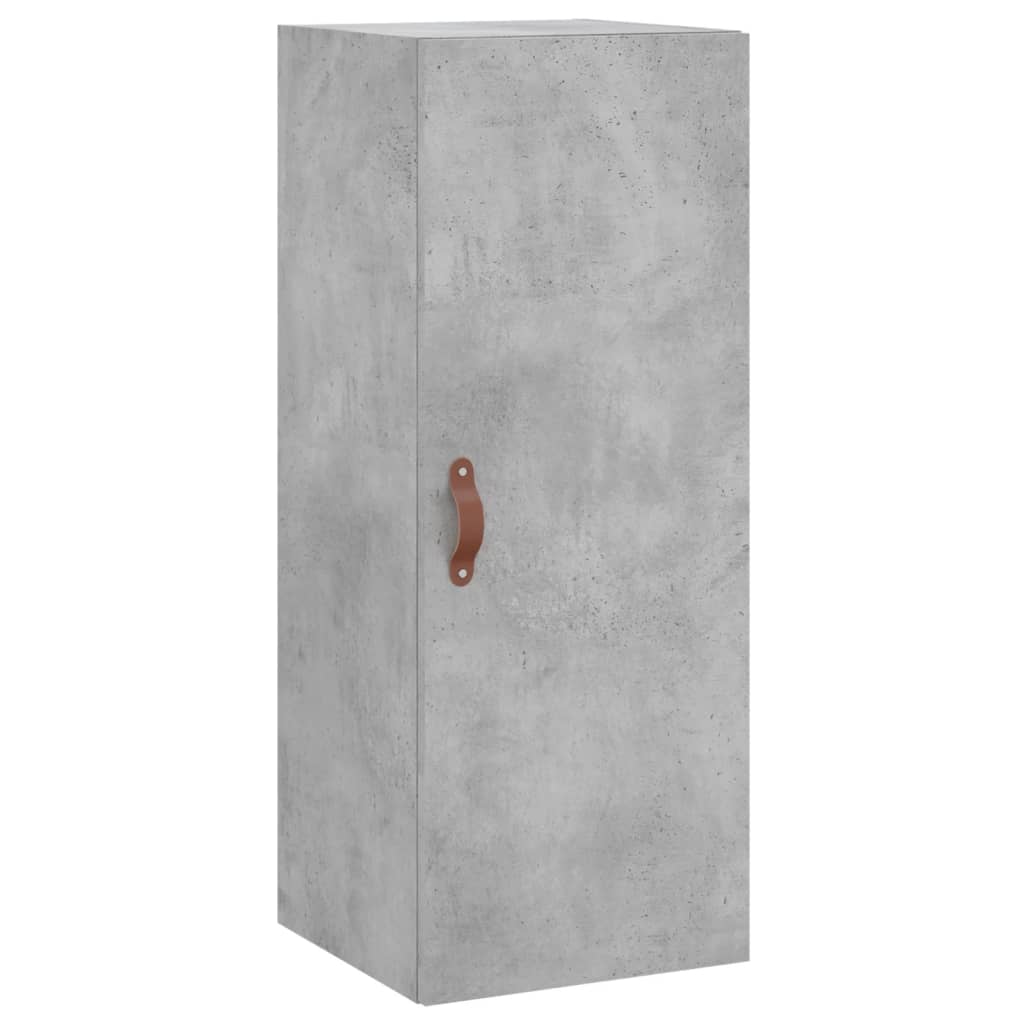 vægskab 34,5x34x90 cm betongrå