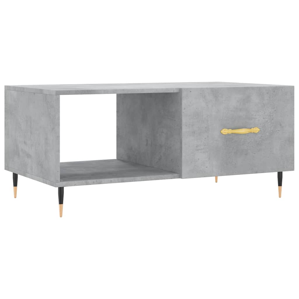 sofabord 90x50x40 cm konstrueret træ betongrå