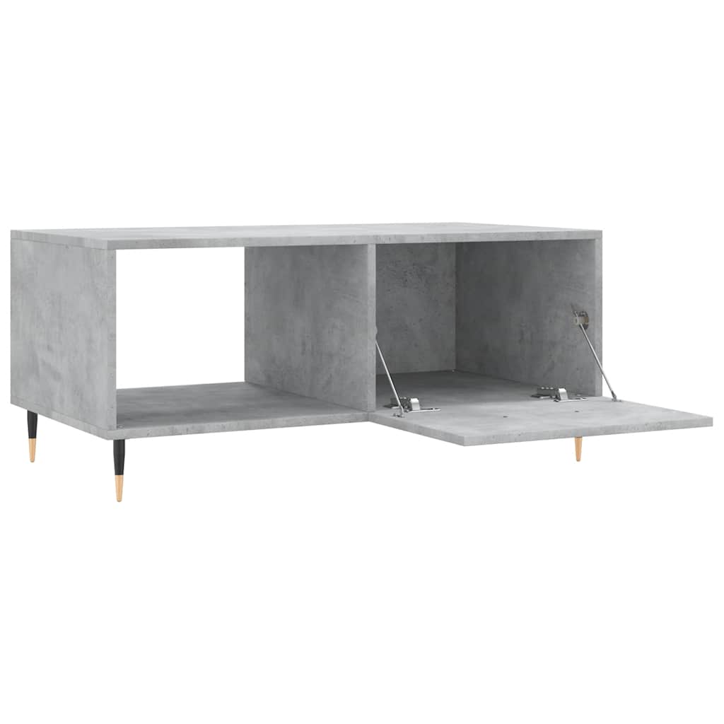 sofabord 90x50x40 cm konstrueret træ betongrå