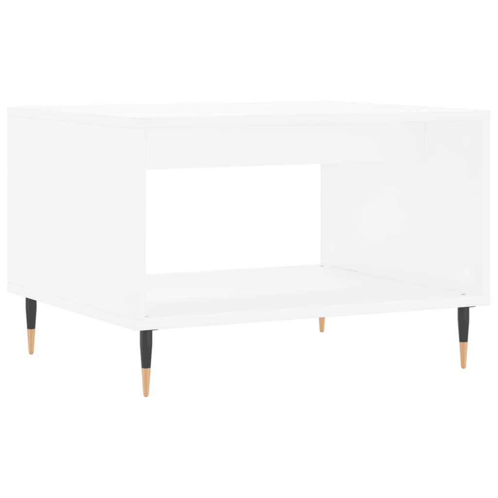 sofabord 60x50x40 cm konstrueret træ hvid