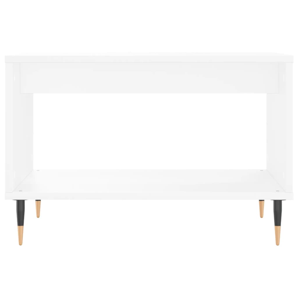 sofabord 60x50x40 cm konstrueret træ hvid