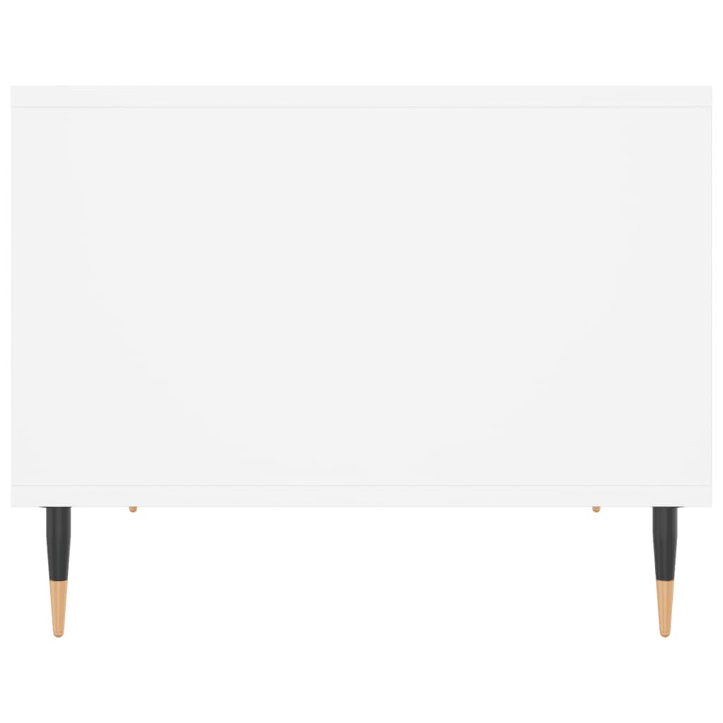 sofabord 60x50x40 cm konstrueret træ hvid