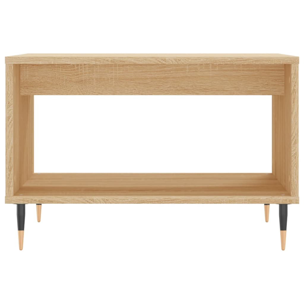 sofabord 60x50x40 cm konstrueret træ sonoma-eg