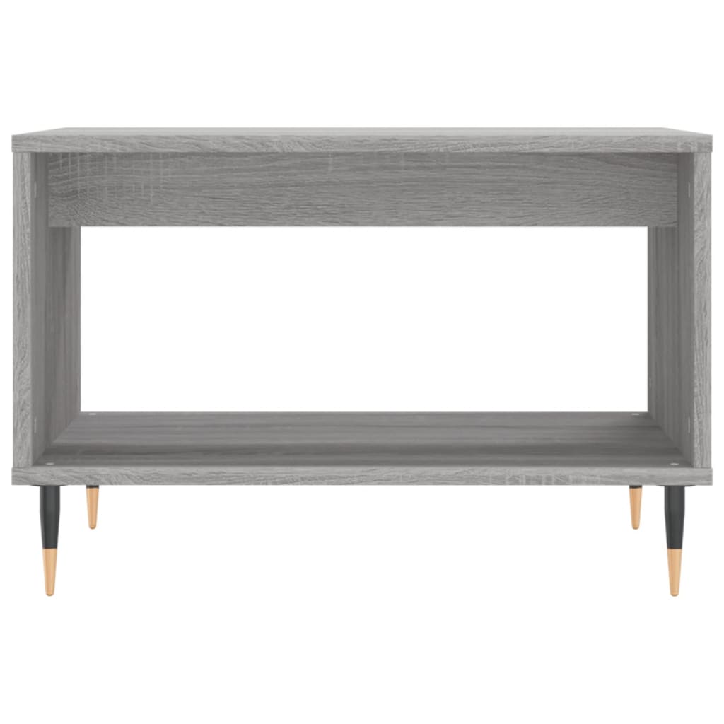 sofabord 60x50x40 cm konstrueret træ grå sonoma-eg
