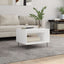 sofabord 60x50x40 cm konstrueret træ hvid