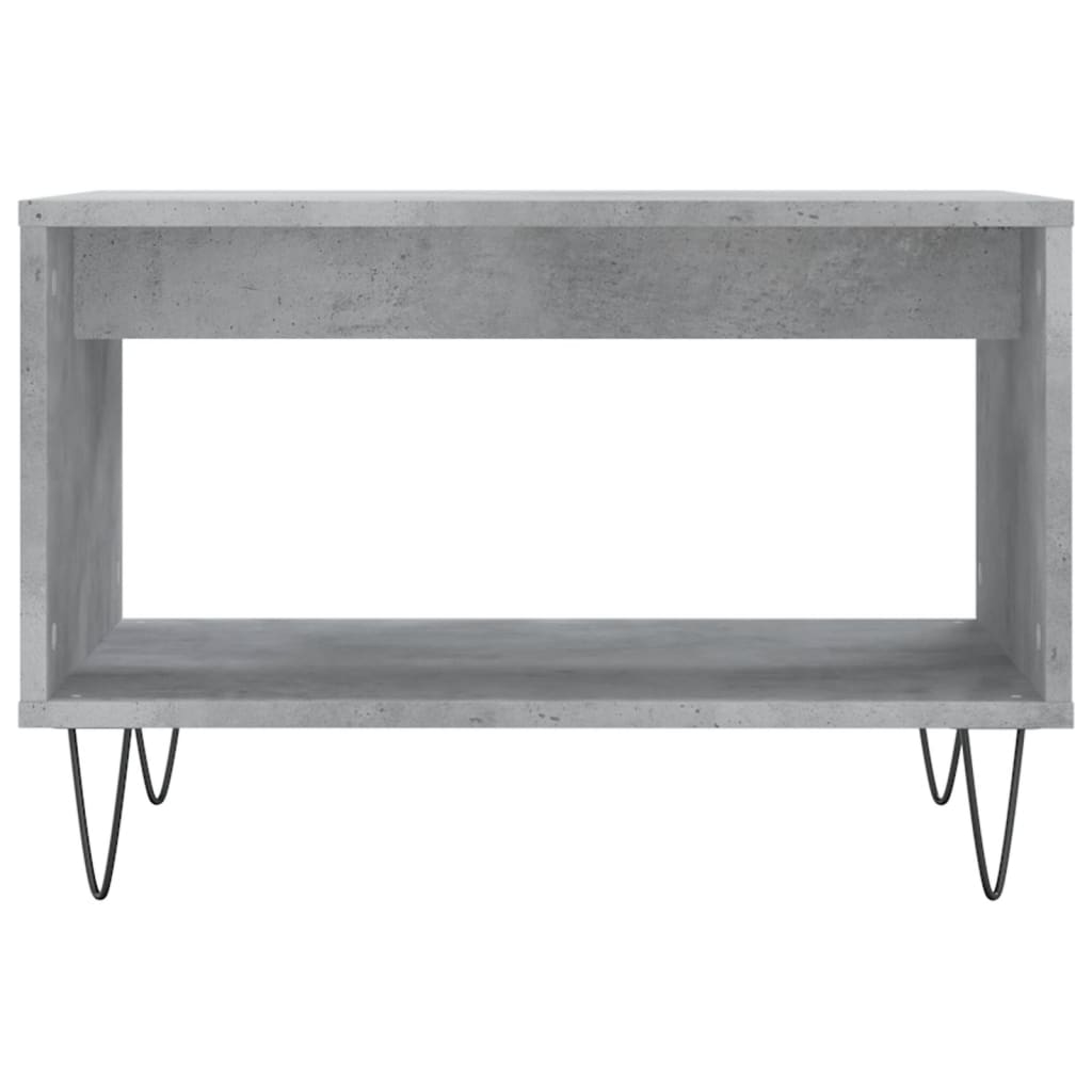 sofabord 60x50x40 cm konstrueret træ betongrå