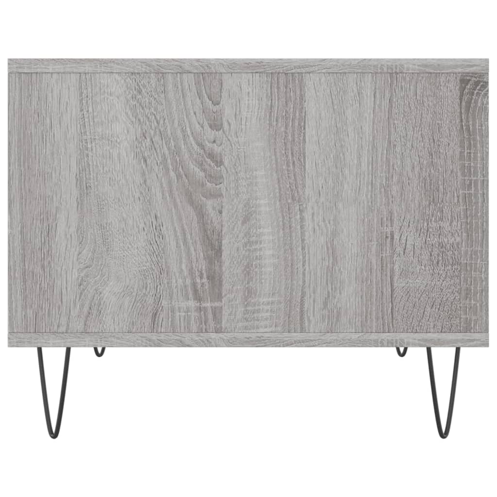 sofabord 60x50x40 cm konstrueret træ grå sonoma-eg