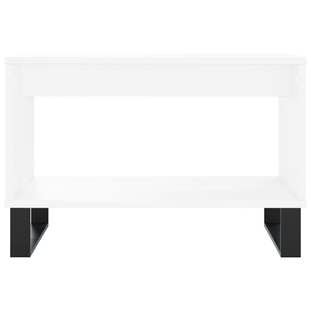 sofabord 60x50x40 cm konstrueret træ hvid