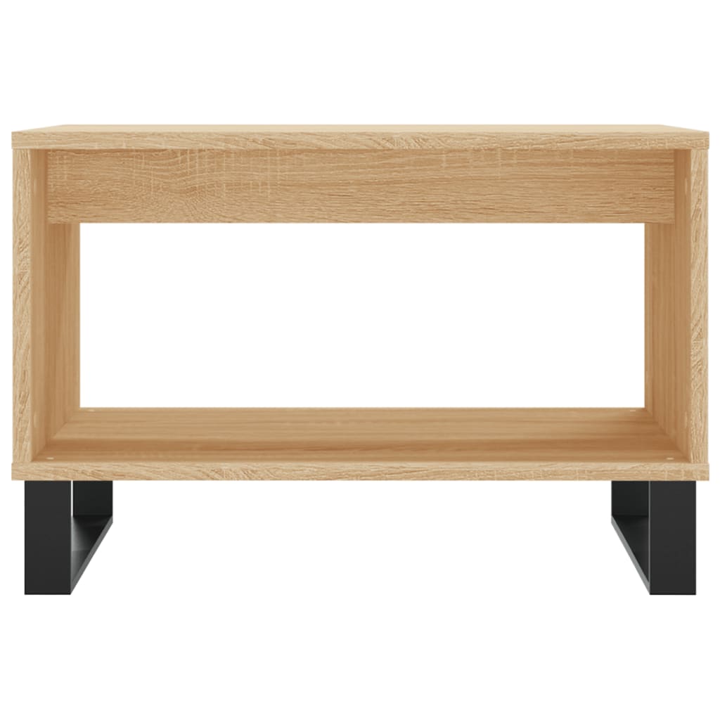 sofabord 60x50x40 cm konstrueret træ sonoma-eg