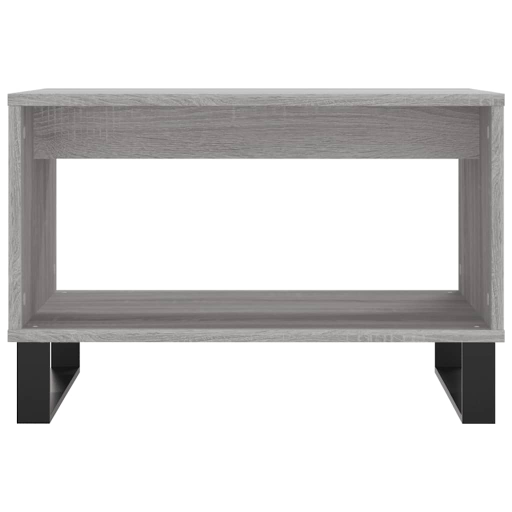 sofabord 60x50x40 cm konstrueret træ grå sonoma-eg