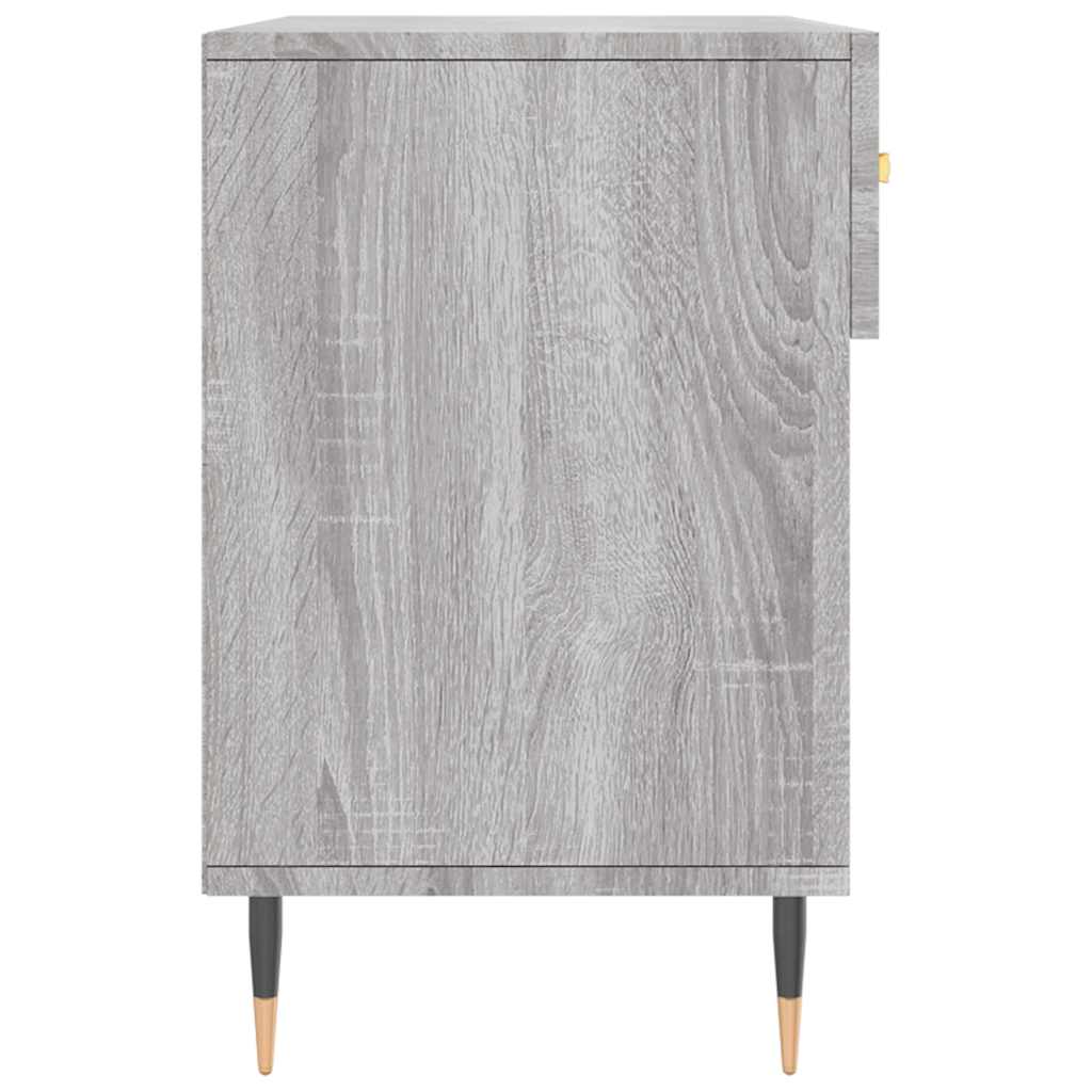 skobænk 102x35x55 cm konstrueret træ grå sonoma-eg