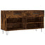 skobænk 102x35x55 cm konstrueret træ røget egetræsfarve