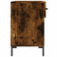skobænk 102x35x55 cm konstrueret træ røget egetræsfarve