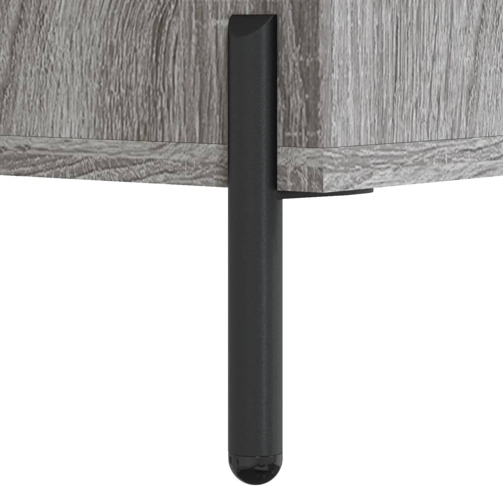 skobænk 102x35x55 cm konstrueret træ grå sonoma-eg