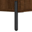 skobænk 102x35x55 cm konstrueret træ brun egetræsfarve