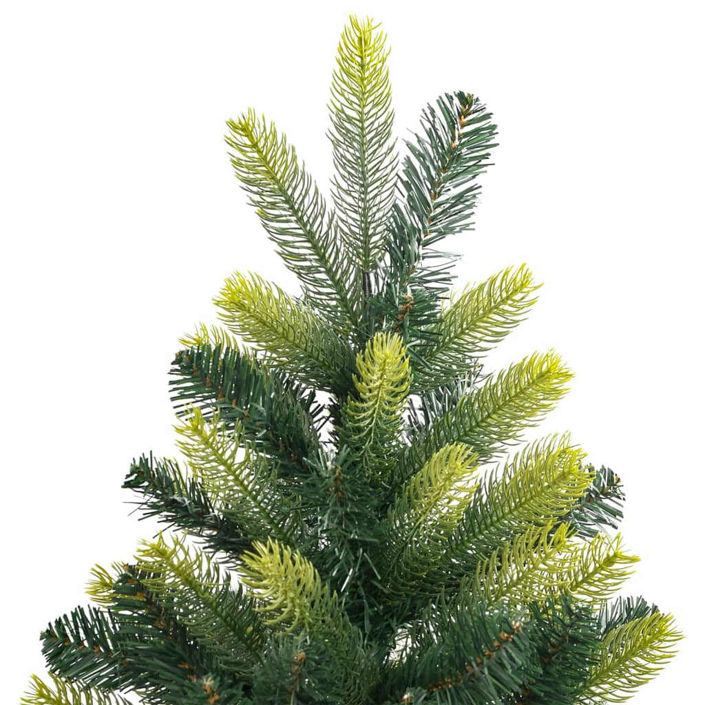 kunstigt juletræ med juletræsfod 120 cm hængslet