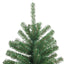 kunstigt juletræ med juletræsfod 240 cm hængslet grøn