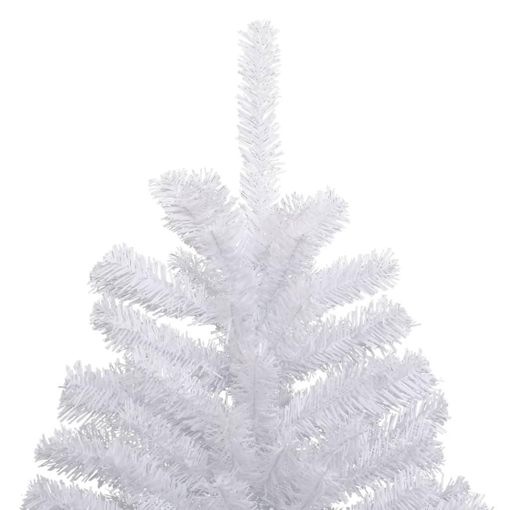 kunstigt juletræ med sne 210 cm hængslet