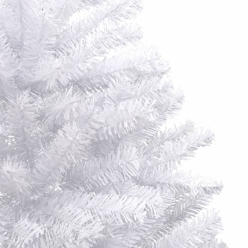 kunstigt juletræ med sne 210 cm hængslet