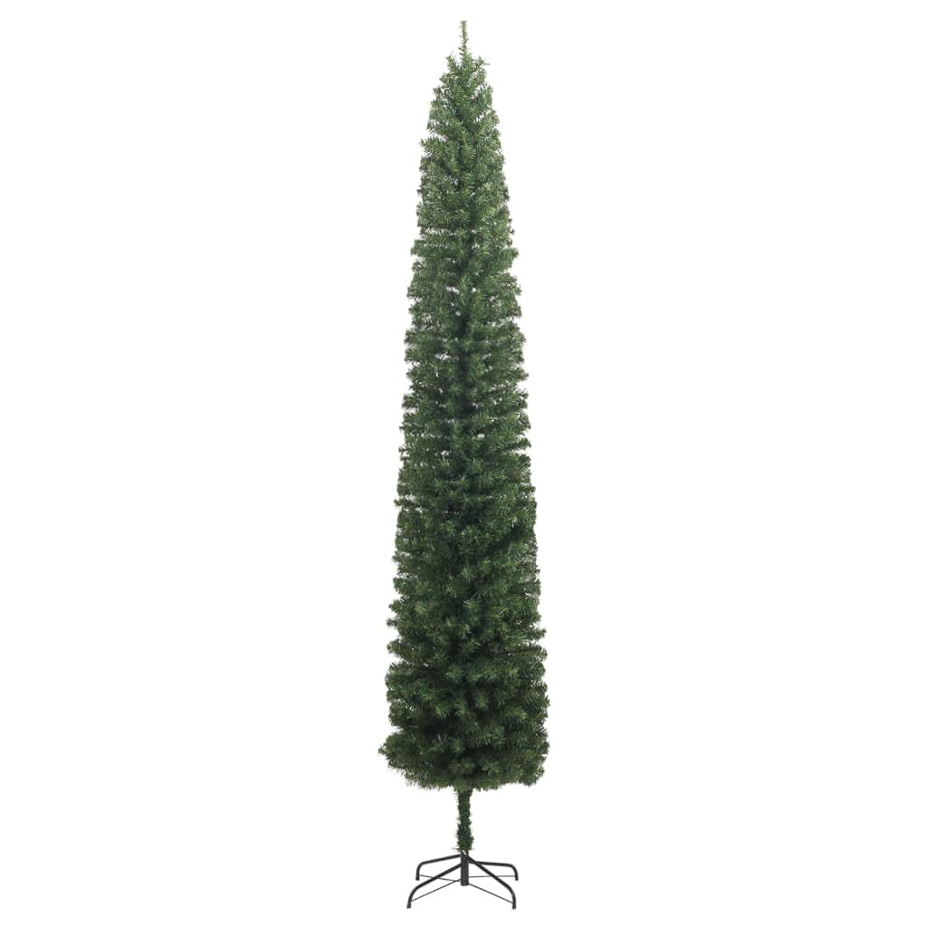 smalt juletræ med juletræsfod 300 cm PVC