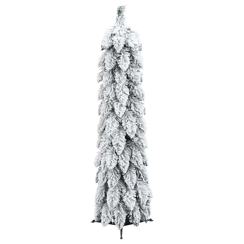kunstigt juletræ med 30 LED'er og sne 60 cm
